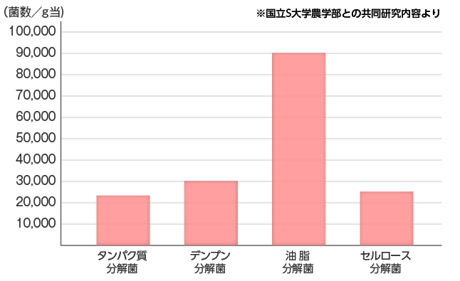 軟骨成分新規合成量グラフ